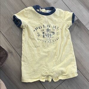 Yellow Polo Ralph Lauren Baby Romper